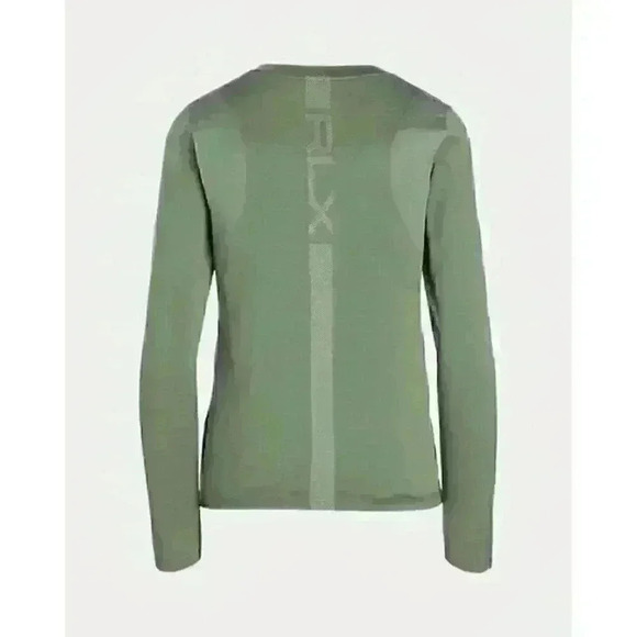NEW! RLX Golf Ralph Lauren Womens S Performance Jersey Long-Sleeve Tee NWT $188 - Picture 2 of 2